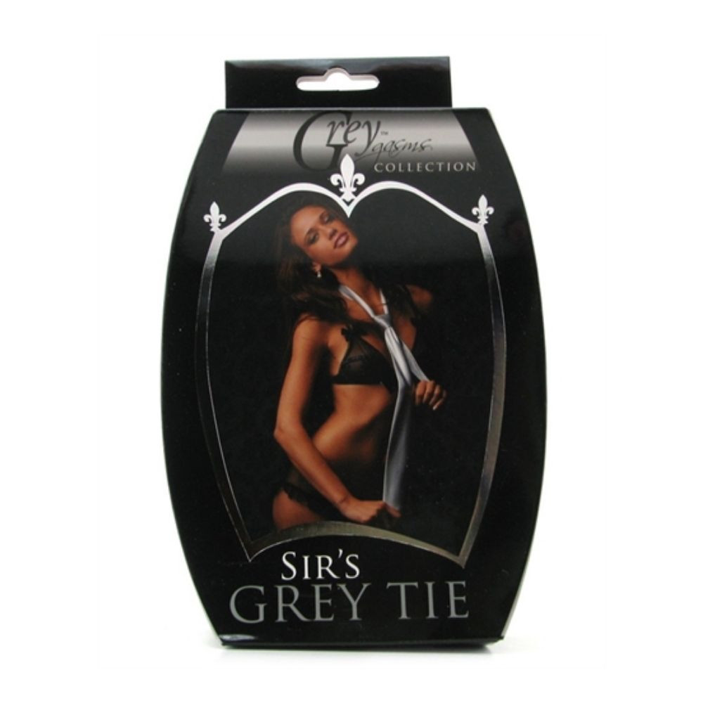 GREYGASMS SIRS GREY TIE