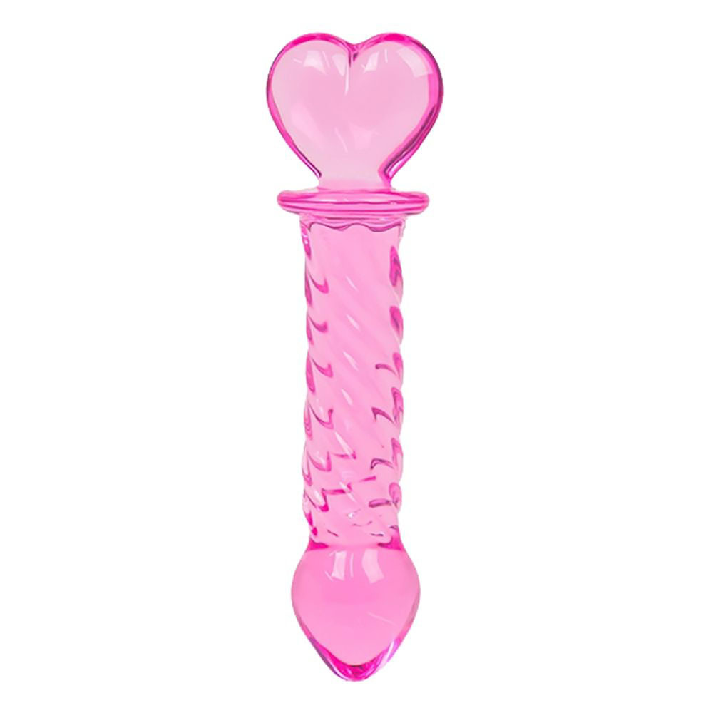 MON CONSOLADOR DE VIDRIO ROSA