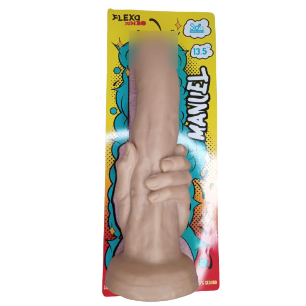 DILDO FLEXO JUMBO VERTEBRA REFORZADA