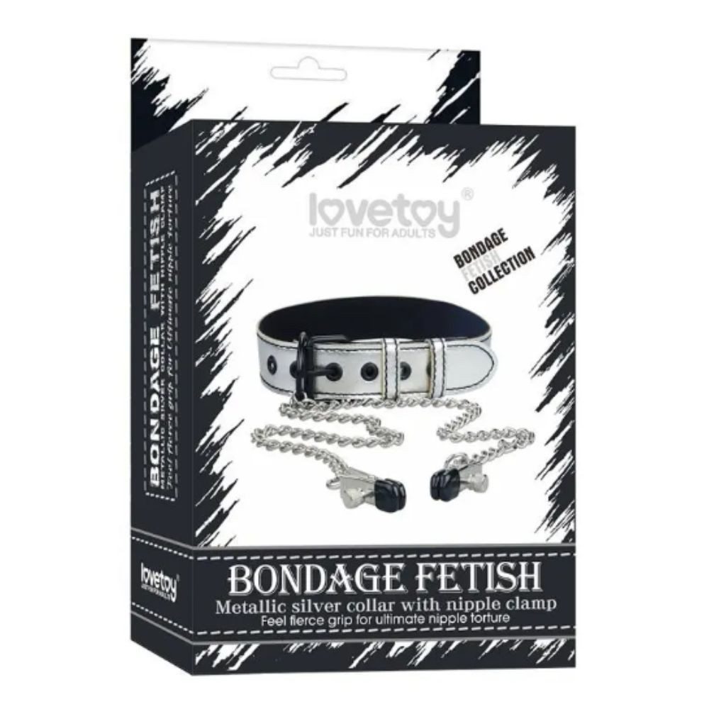 BREATHABLE BALL GAG WITH NIPPLE CLAMP