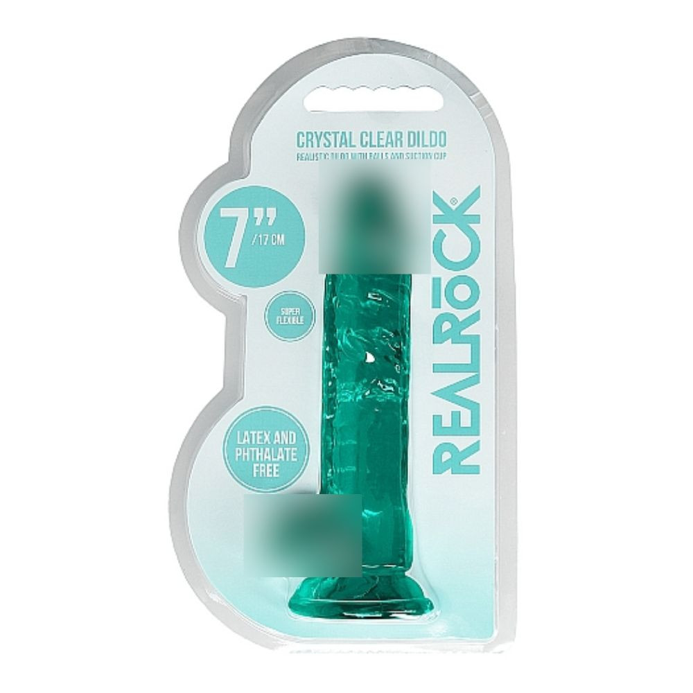 REALISTIC DILDO WITH BALLS 7"/19CM