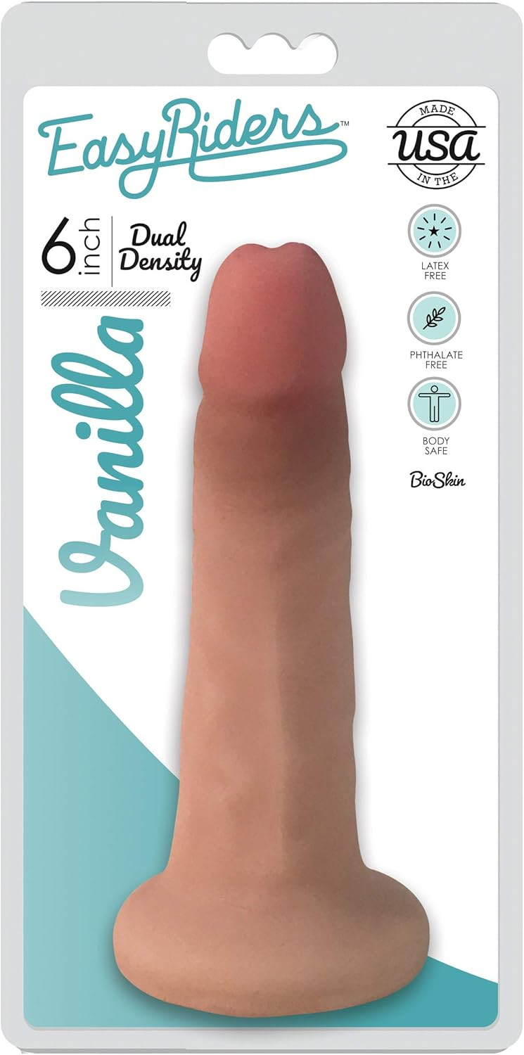 Easy Riders 6 Slim Bioskin Dildo Vainilla