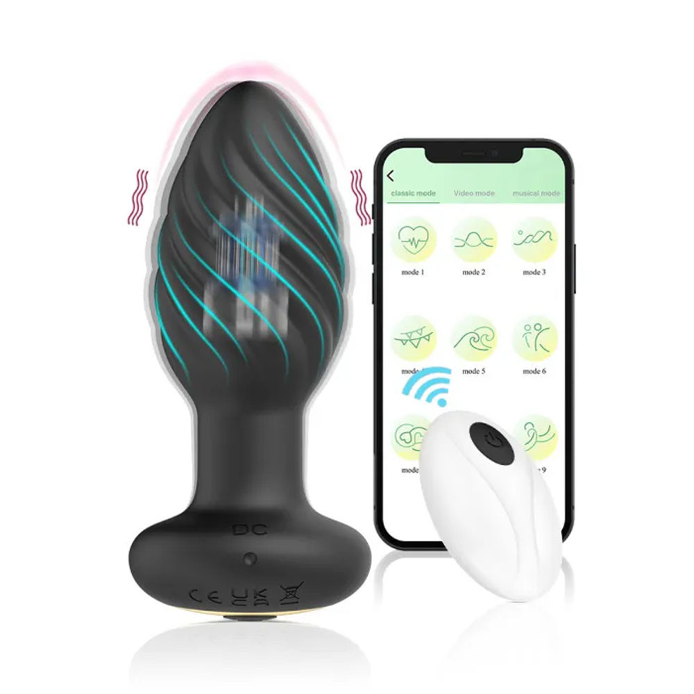 APP CONTROL VIBRATING ANAL PLUG