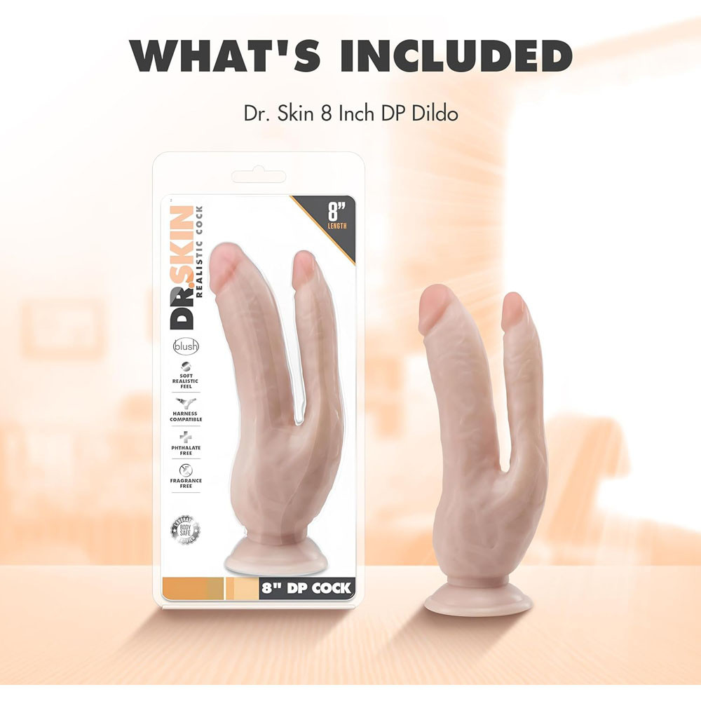 DR.SKYN 8" DP COCK