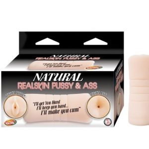 Masturbador Masculino Realskin Pussy & Ass