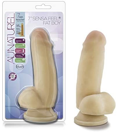 Dildo Realista con Ventosa de 7" Sensa Feel Fat Boy