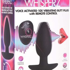 Dilatador Anal con Mando a Distancia Whisperz 10X Vibrating