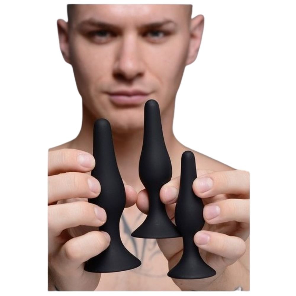 Kit de Plugs Anales Triple Spire Anal Trainer