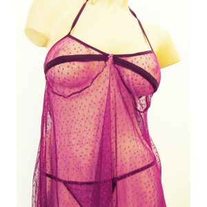Baby Doll Cerrado Morado