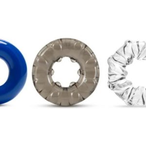 Set de 3 Anillos Retardantes Gruesos Stay Hard Triple Streche