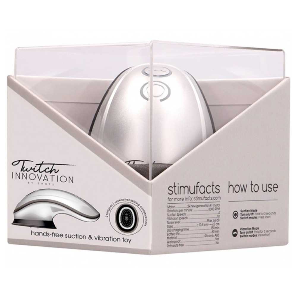 TWITCH HANDS FREE SUCTION & VIBRATION TOY