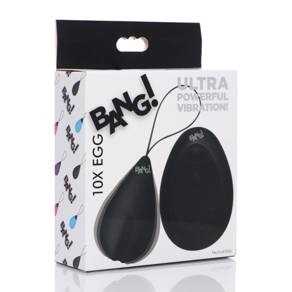 BANG! 10X VIBRATING SILICONE EGG WITH REMOTE