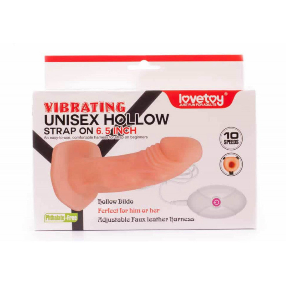 HOLLOW STRAP ON VIBRATING