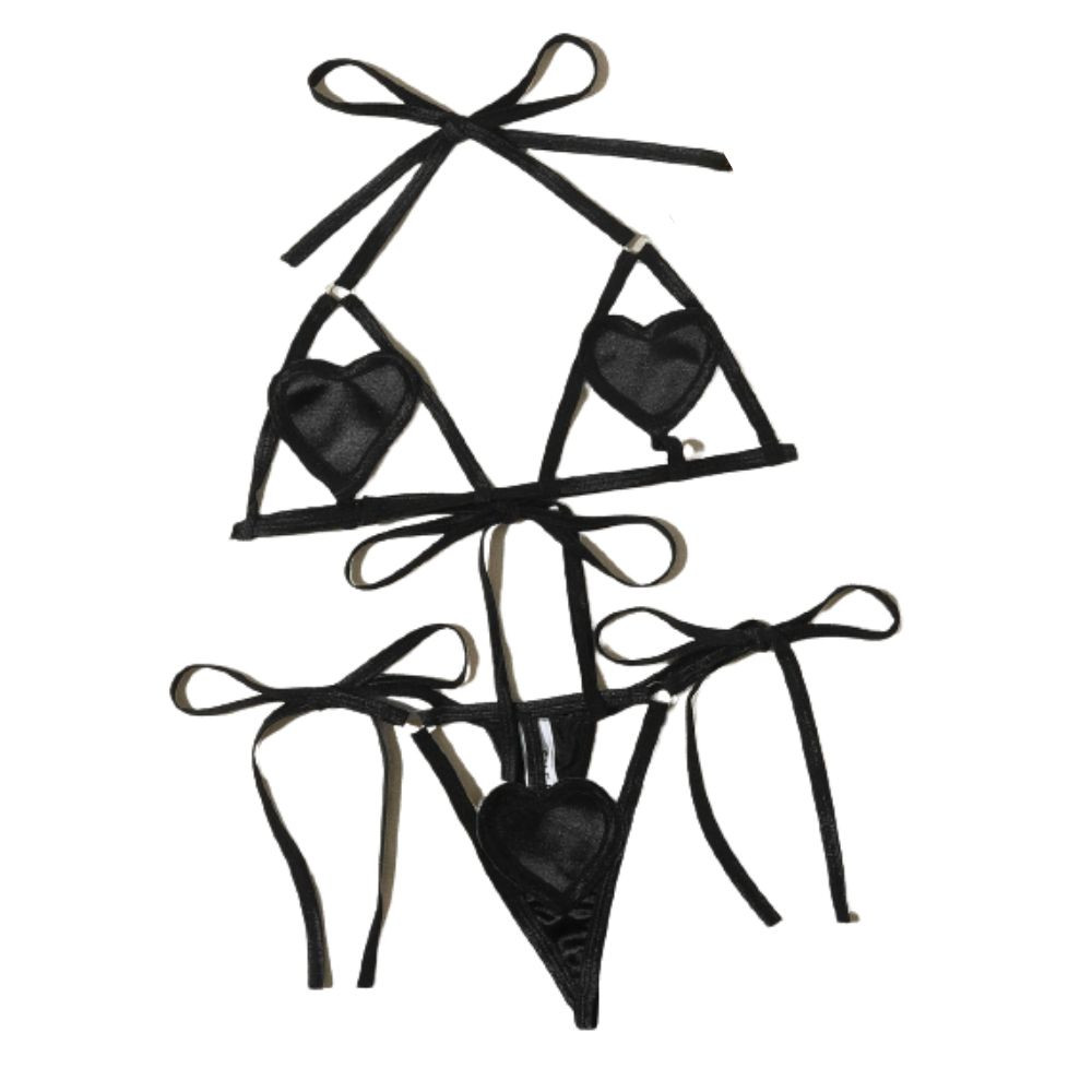 SET DE LENCERIA CON CORDON LATERAL CON